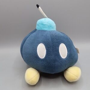 Nintendo Little Buddy Super Mario Bros Bob Omb  Plush Stuffed Blue 6 In